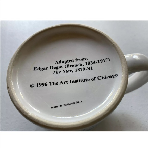 The Art Institute Of Chicago DEGAS Edgar 1996 Mug - Picture 12 of 12